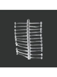 Szilikon hajszálelőke, 17 mm / 24 mm