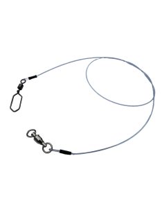   0,90 mm-es készre szerelt fluorocarbon előke, biztonsági kapoccsal - csukázáshoz (2 DB)