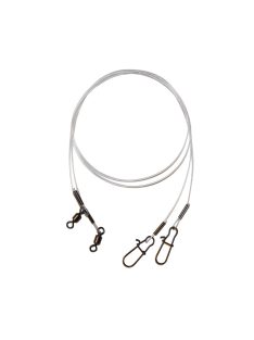   0,70 mm-es készre szerelt fluorocarbon előke - csukázáshoz (2 DB)