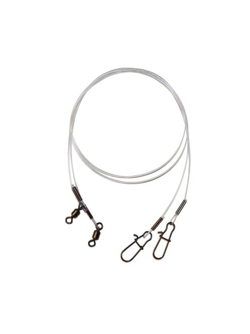 0,70 mm-es készre szerelt fluorocarbon előke - csukázáshoz (2 DB/CSOMAG)